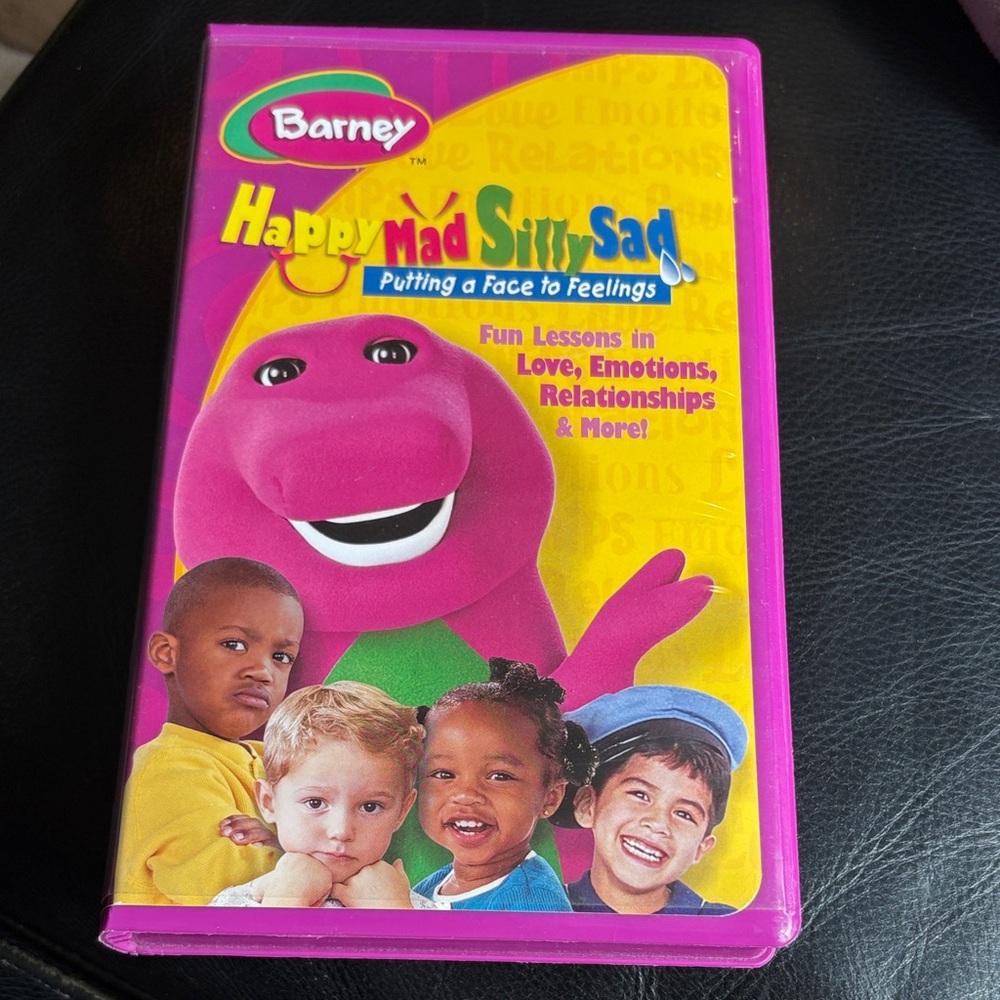VHS Barney Putting a Face to Feelings